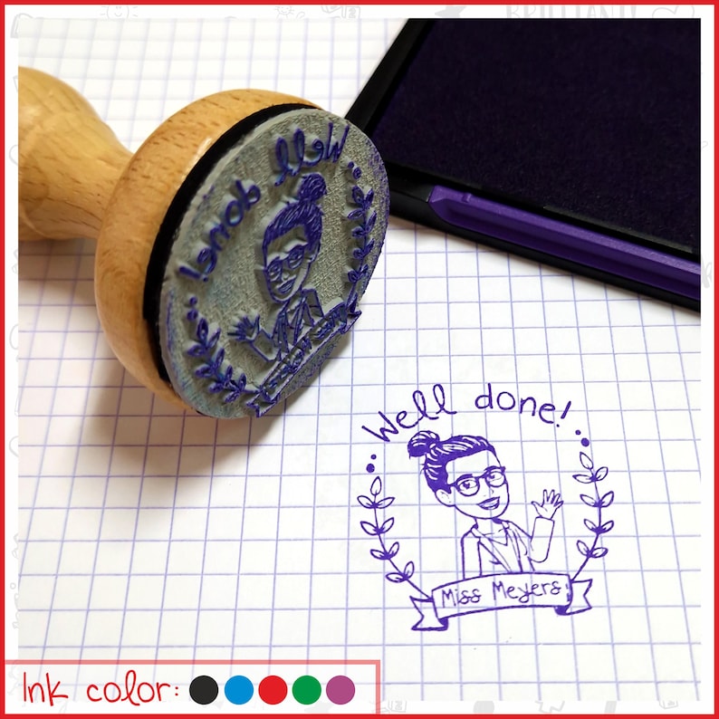 Available in 5 ink colors: Black, Blue, red, green and purple.