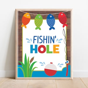 Fishing Hole Sign 