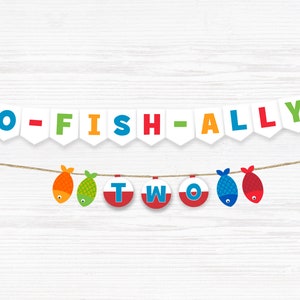 Afdrukbare banner, visserijbanner, o-vis-bondgenoot één, visserijverjaardagbanner, grote banner, visserijverjaardag, ofishally één banner, A1