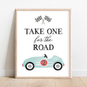 Prendine uno per la strada Segnale, favore Segnale, due veloci due curiosi Segnali, favore auto da corsa Segnale, compleanno auto da corsa, 2 veloci 2 curiosi, A2