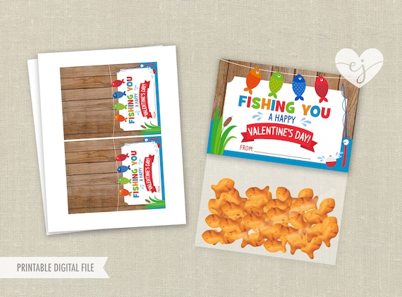 It is a photo of Revered Goldfish Valentine Printable It's just a graphic of Revered Goldfish Valentine Printable