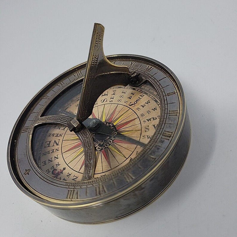 Authentic Models Sundial & Compass - Thumbnail 5