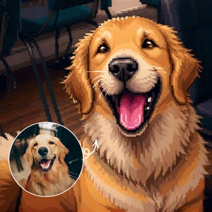Custom Pixel Art Portrait – Retro 8-Bit & 16-Bit Digital Artwork