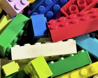 0.5 Lbs. - Random Color Lego Random Pieces