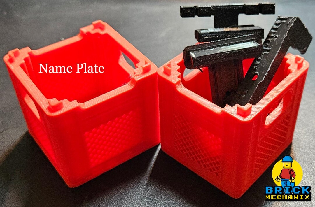 Desk Storage (2x2) - Stackable Stylish Crate - Etsy