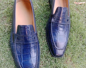 Italienische kundenspezifische handgemachte geprägte Designerleder Loafers Schuhe, Ledersohle Schuhe, Büro, Unkraut Partykleid Lederschuhe