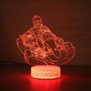 Karten cadeau Karten led licht Karten lamp cadeau voor karten bestuurder 3D-nachtlampje nachtlampje Home Decor illusie LED-lamp cadeau voor hem
