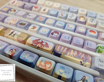 Freiren Beyond Journey's End Inspired Keycap Set | 144 Keys | PBT Molded for Cherry MX And MX Style Switches