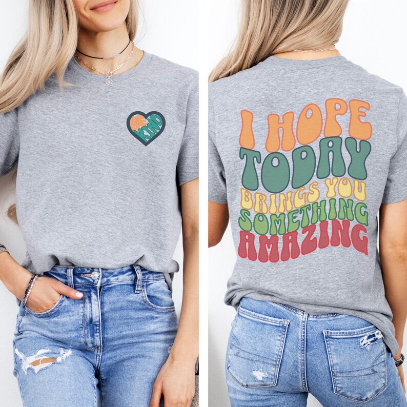 Süß sein Sie nettes T-Shirt, Retro Vibes T-Shirt, Freundlichkeit zählt T-Shirt, positive Vibes T-Shirt, inspirierendes T-Shirt, verbreiten Freundlichkeit Shirt, Athletic Heather