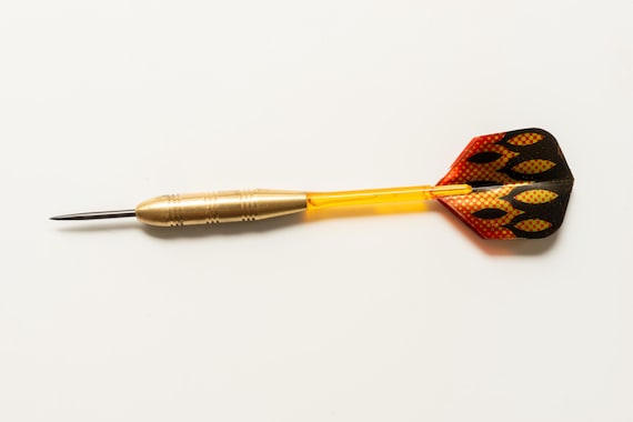 Vintage Harrows Brass Steel Tip Darts Set| Classic