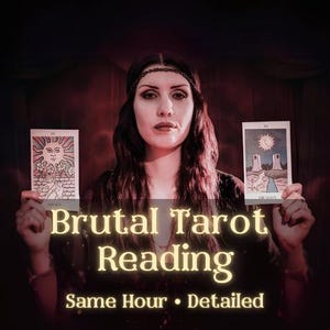 Lettura Brutale Dettagliata, Lettura Brutale dei Tarocchi Stessa Ora, Lettura delle Carte dei Tarocchi, Lettura Psichica Onesta, Tarocchi Brutali, Lettura Veloce dei Tarocchi