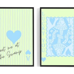 Meet Me at the Swamp Florida Digital Prints in Green