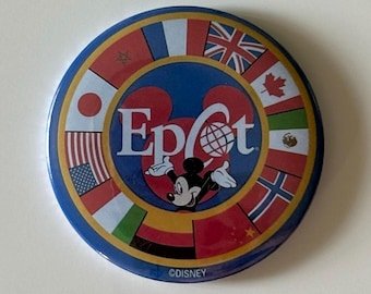 EPCOT Single Button (3”)