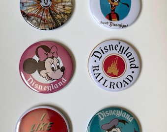 Einzelne Buttons (3 Zoll) - Disneyland/ California Adventure