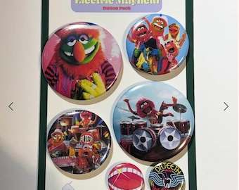 Curated Button Pin Packs - Dr. Teeth & the  Electric Mayhem (6 pack)
