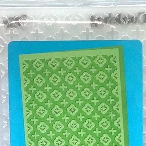 NEW Cuttlebug Moroccan Tile Embossing Folder