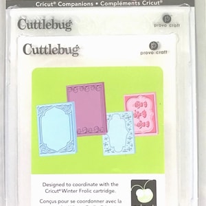 NEW Cuttlebug Winter Frolic Set/4 Embossing Folders