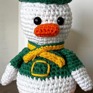 College Amigurumi-mascottes Oregon-eenden