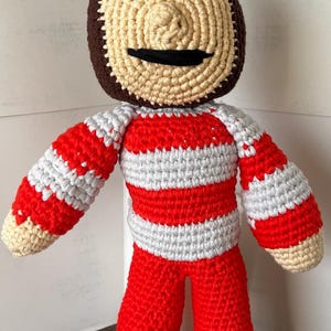 College Amigurumi-mascottes Ohio State Brutus