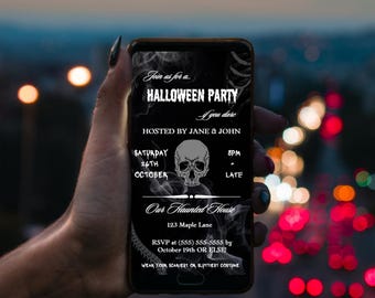 Halloween Party Invitation Template