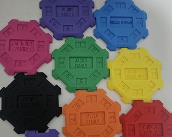 Customizable Mexican Train Hub - 3D Printed Game Accessory