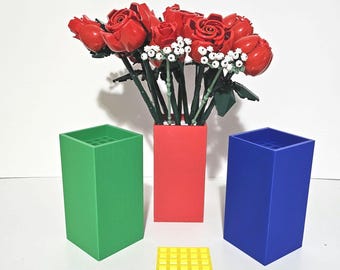 3D Printed Vase for LEGO® Flower Bouquets