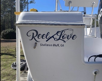 Calcomanía de barco personalizada