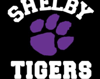 Custom Decal Shelby Tigers