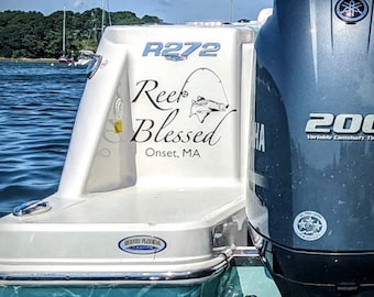 Calcomanía personalizada para barco