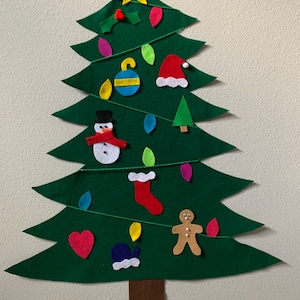 Felt Christmas tree image 1