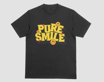 Pure Smile Unisex Graphic Tee - Freude verbreiten mit Stil