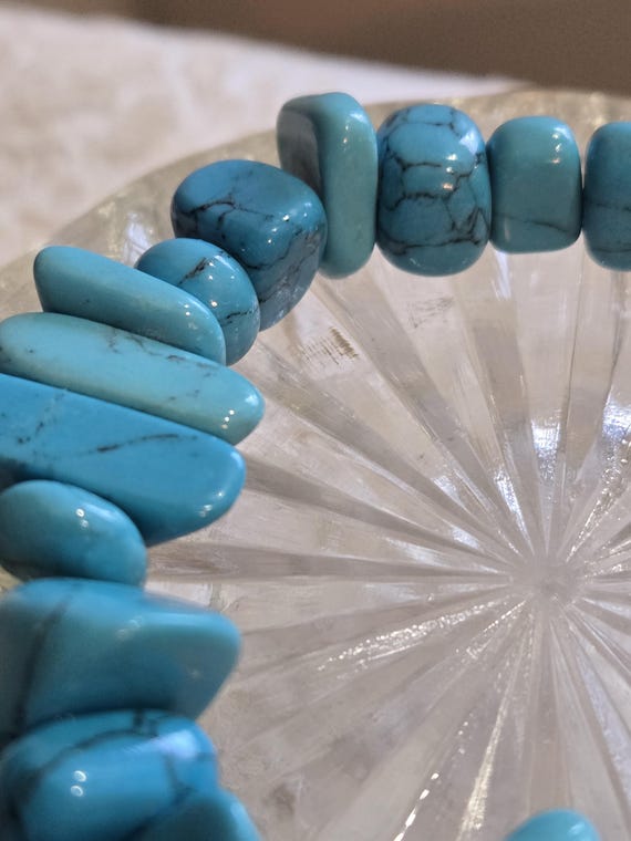 Turquoise Stretch Bracelet - image 4