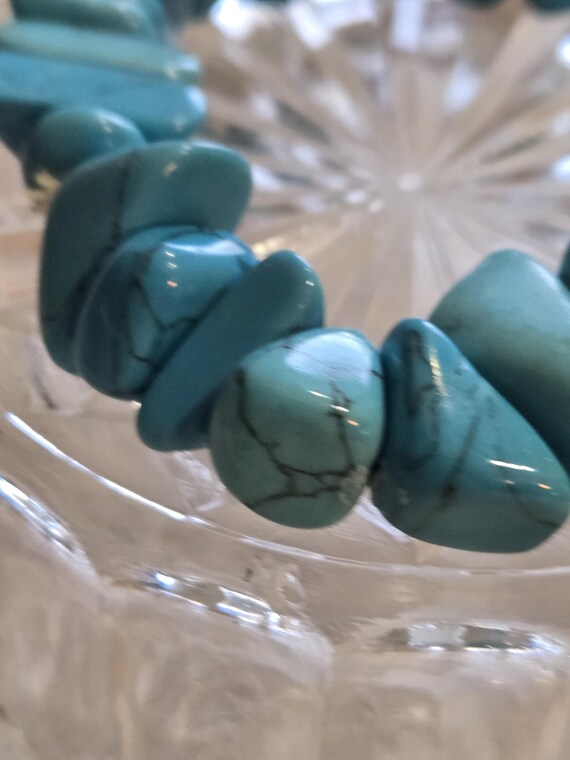 Turquoise Stretch Bracelet - image 6