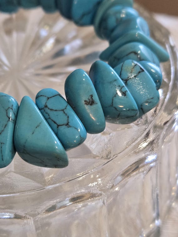 Turquoise Stretch Bracelet - image 5