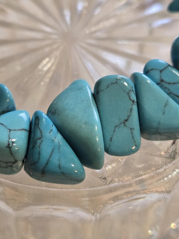 Turquoise Stretch Bracelet - image 3