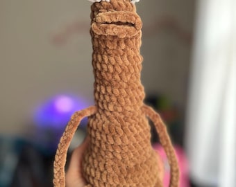 Virkad Markus Masken Amigurumi Plushie Meme, Viral Handgjord Gosedjur Inspirerad av Markus Masken - Rolig Present för Gamers
