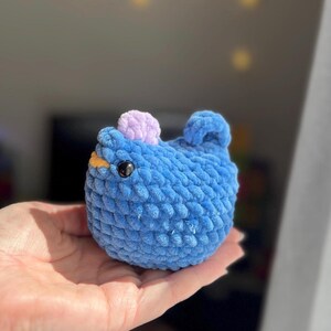 Virkade kycklingar inspirerade av Stardew Valley – Handgjorda spelplyschdjur | Present till videospelsfans | Amigurumi-kycklingplyschdjur bild 5
