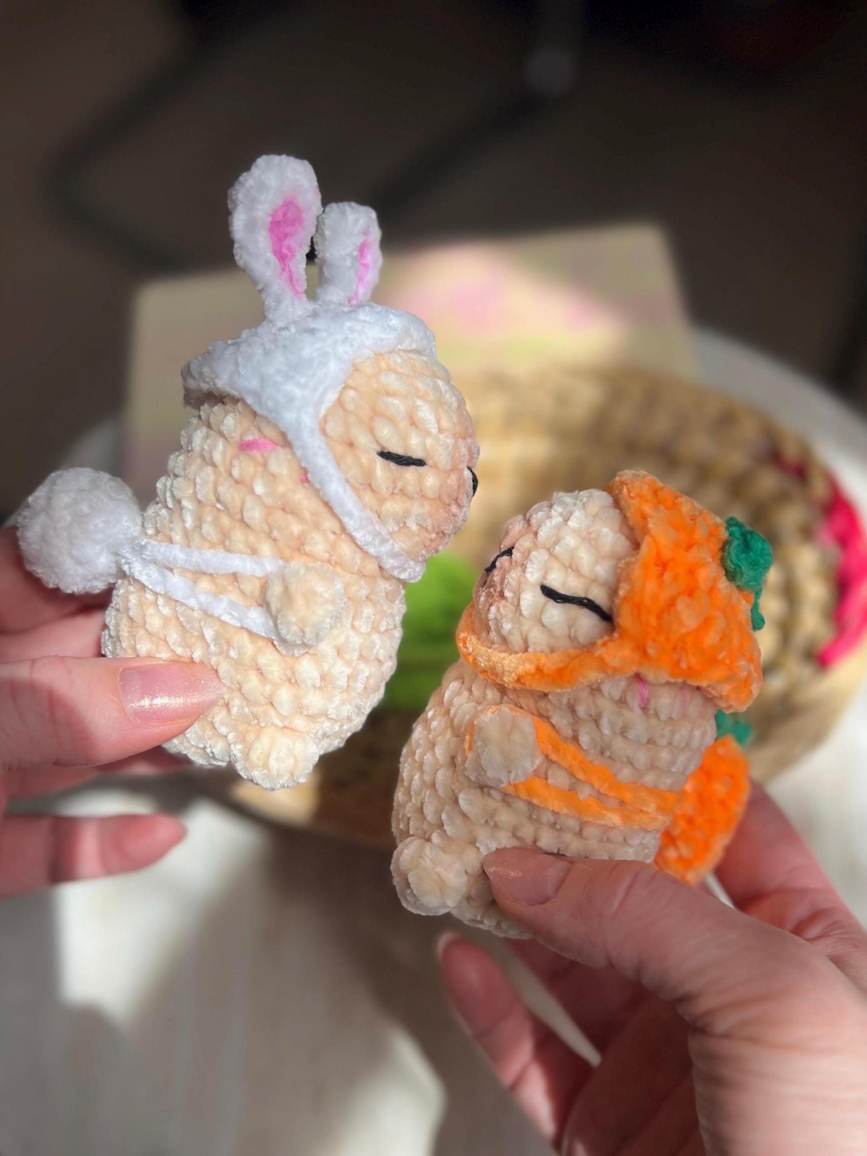 カピバラあみぐるみかぎ針編み – かわいいぬいぐるみキーホルダー