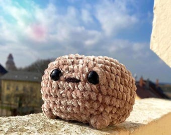 Sad Rain Frog Amigurumi | Crochet Desert Frog Plush | Handmade Soft Toad Plush | Moody Frog Gift Idea | Cute Frog Lover Plushie