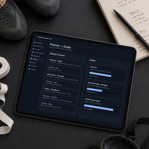 Climbing Tracker Pro | Offline träningslogg, träningsplanerare (digital nedladdning)