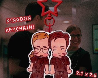 Llavero Kingdon Chibi / Acrílico de Frank Langdon y Mel King, 2,1 x 2,6 pulgadas / Merchandising de The Pitt, Langdonmel