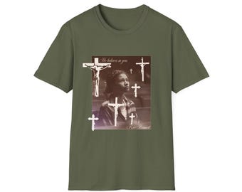 Él cree en ti Camiseta premium de Zendaya / Euphoria Temporada 3, Rue Bennett / Merchandising de la tercera temporada, Regalo /