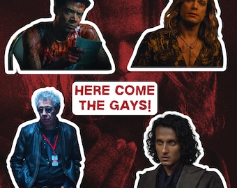 Core Four Ultimate TVL Sticker Pack | 4 x 4 in | Interview with the Vampire, The Vampire Lestat AMC Fan Gift Merch |