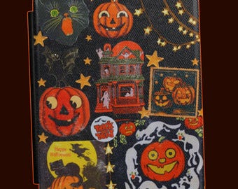 Vintage Halloween Kindle Case | One Size, Kindle Paperwhite 7 | Hand Strap, Spooky Summerween Aesthetic | Bookish