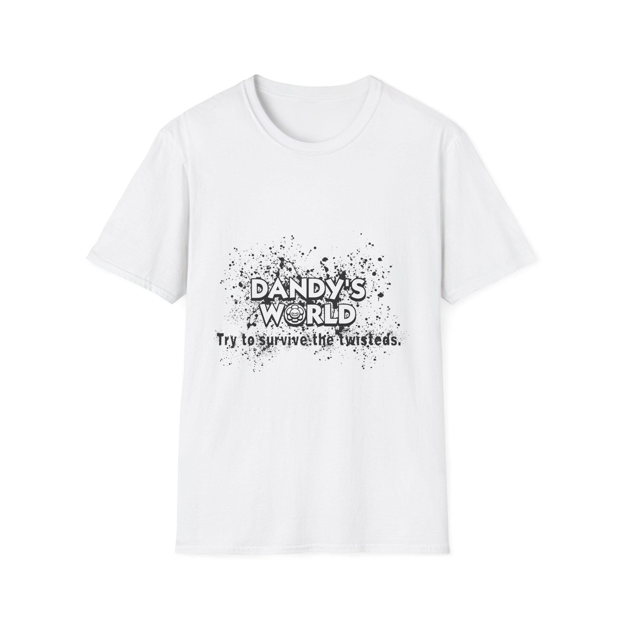 Adult Dandy's World "Survive" Premium Tee | Roblox Kids, Boys, Girls Birthday T-Shirt | Dandys World Fan Gift Shirt |