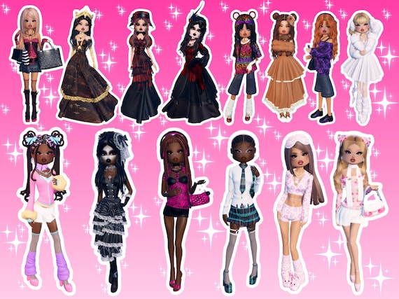 Dress to Impress Fashion Sticker Pack | Instant Digital Download PNG | High Quality PDF File, Canva | Roblox Girls Stickers | - Etsy Israel Dress to Impress Fashion Sticker Pack | Instant Digital Download PNG | High Quality PDF File, Canva | Roblox Girls Stickers | - Etsy Israel