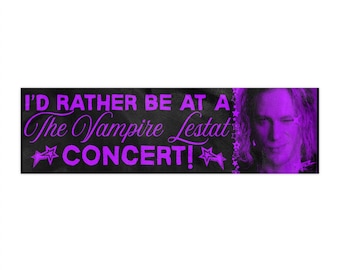 Pegatina para parachoques de TVL / El vampiro Lestat, IWTV, Entrevista con el vampiro, temporada 3, Lestat De Lioncourt, Sam Reid / Regalo divertido