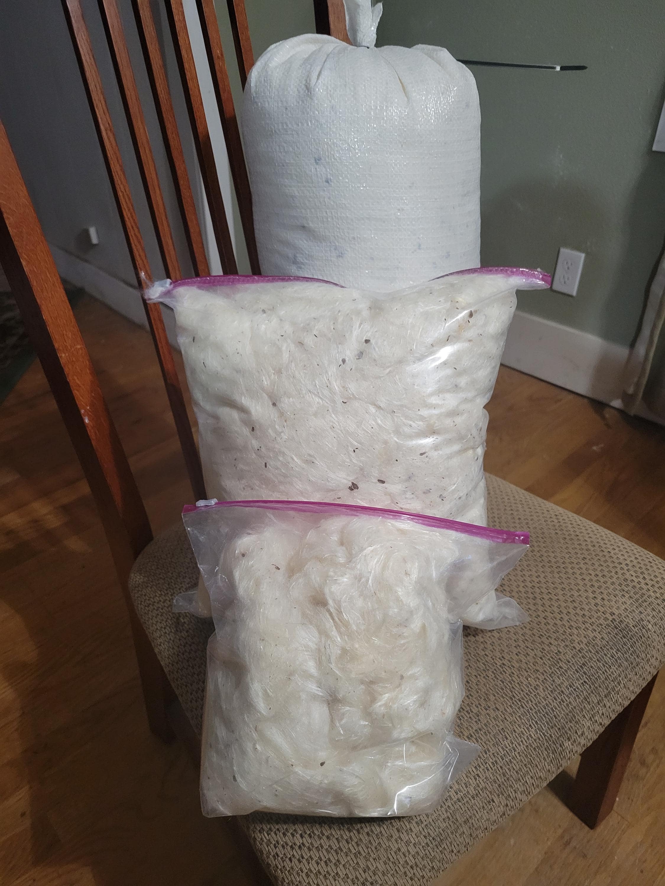 Padding Stuffing Inflation Stuffing, Organic Padding, Matting, Milkweed Silk, Seeds, Seed Silk ...