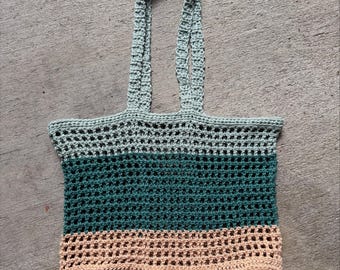Crochet Mesh Tote Bag