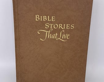 Historias bíblicas que viven, 1966, tapa dura, vintage, de Southwestern Company